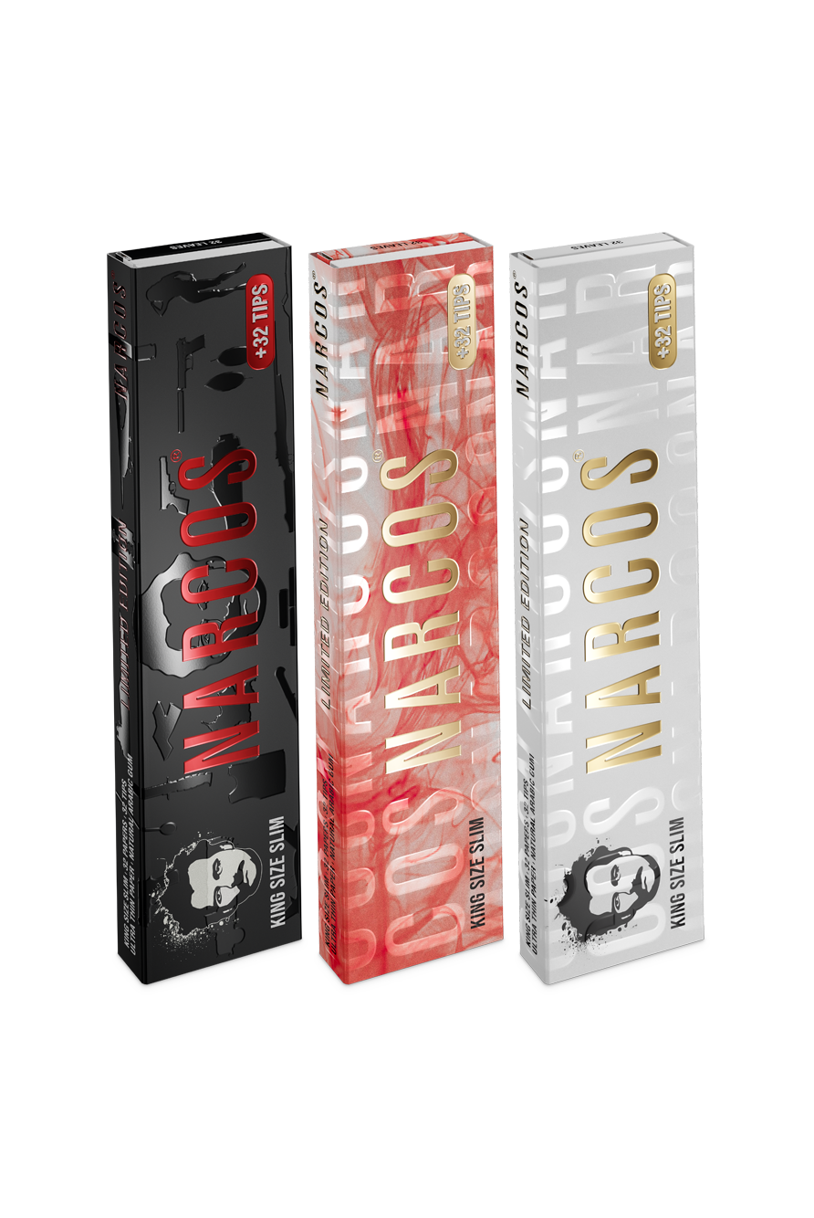 NARCOS ROLLING PAPER LIMITED EDITION / BROWN+WHITE EDITION / DISPLAY 24