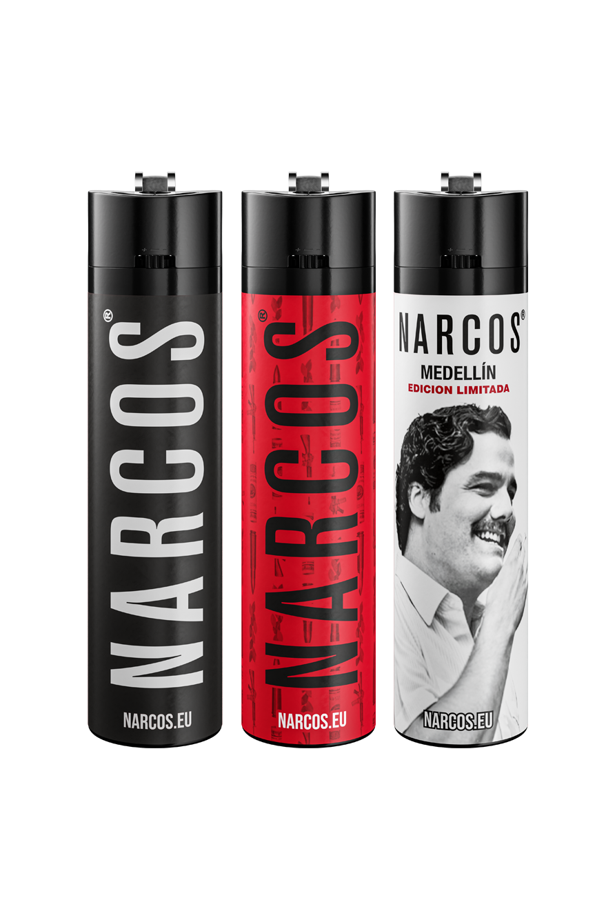 NARCOS LIGHTERS / 4983 / DISPLAY 30 PIECES