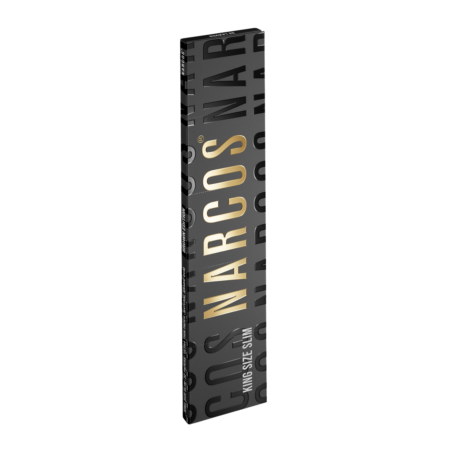 NARCOS ROLLING PAPER BROWN EDITION / KING SIZE SLIM / DISPLAY 50