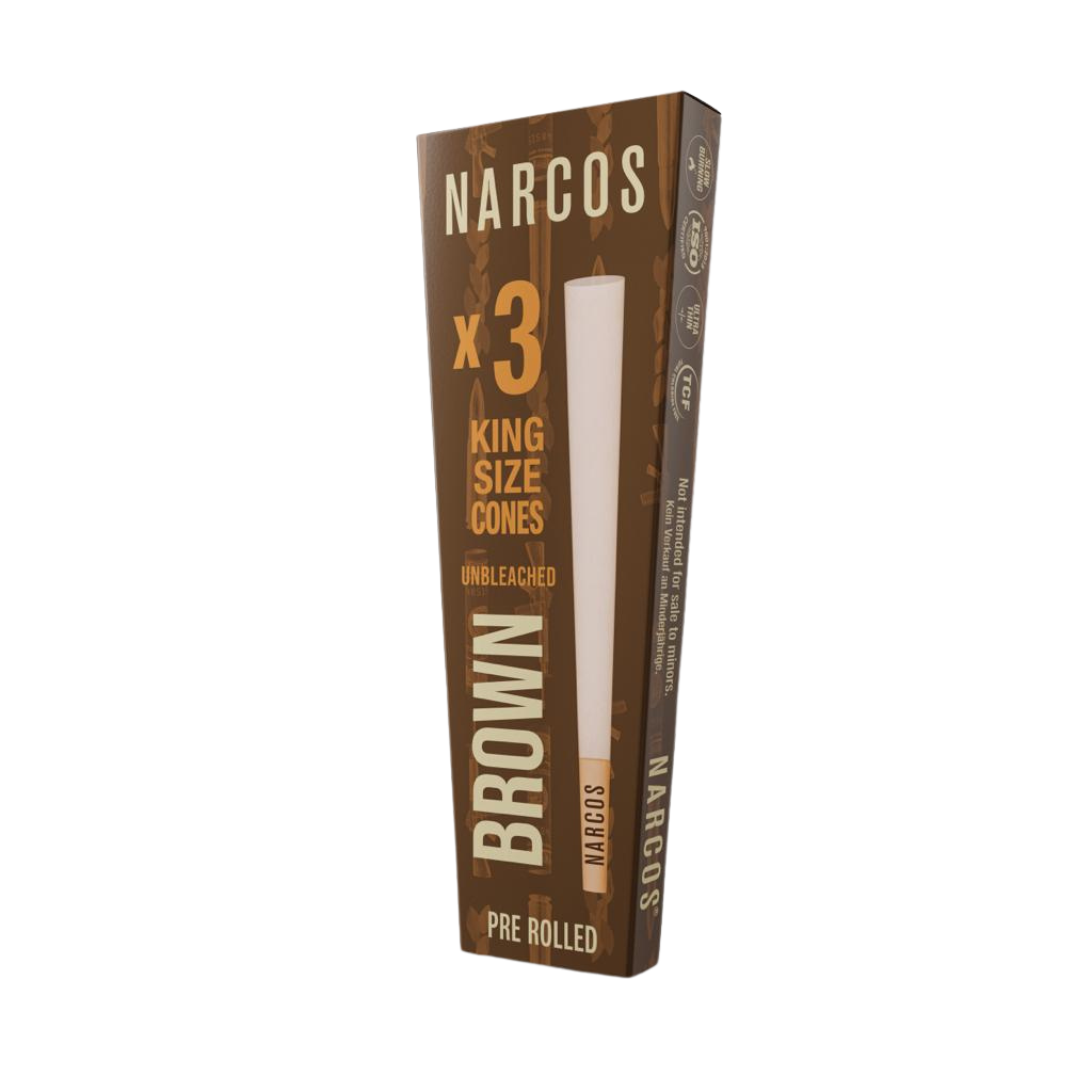NARCOS CONES KING SIZE BROWN EDITION