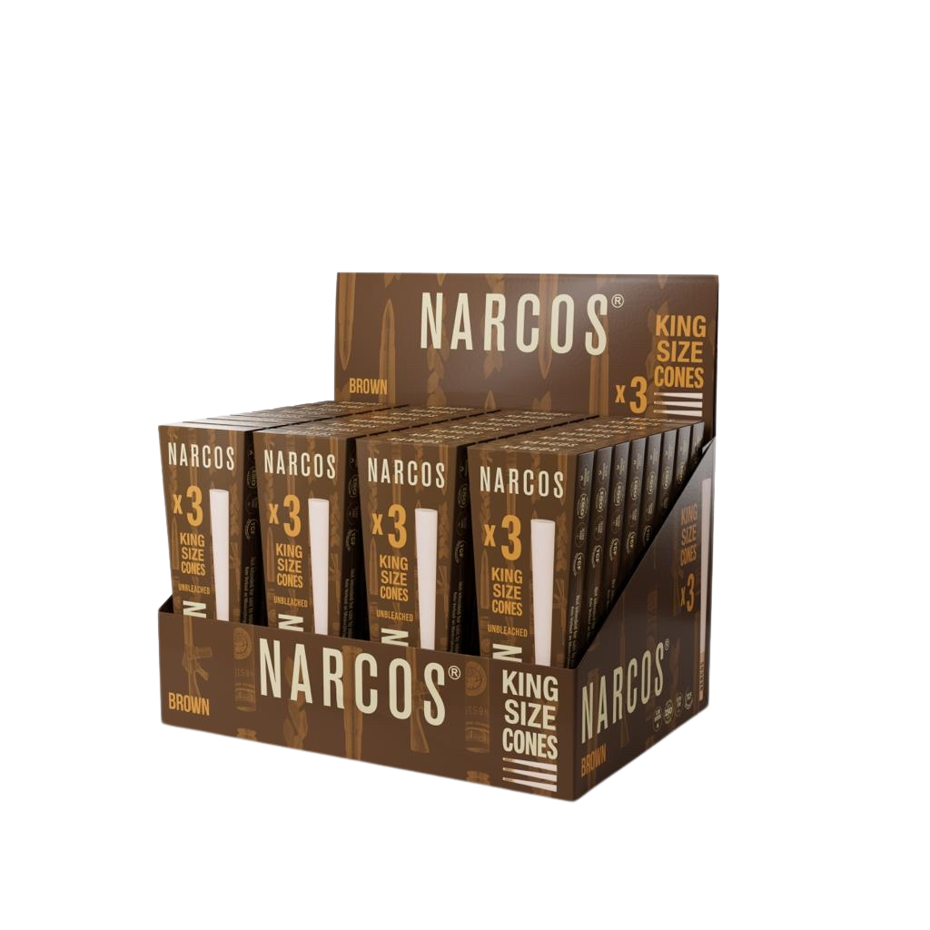 NARCOS CONES KING SIZE BROWN EDITION