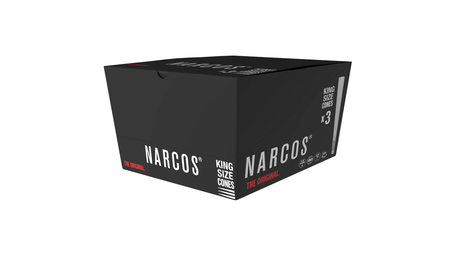 NARCOS CONES KING SIZE WHITE EDITION