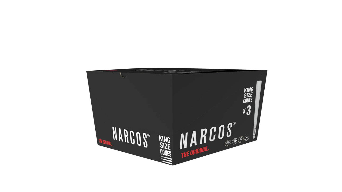 NARCOS CONES KING SIZE WHITE EDITION