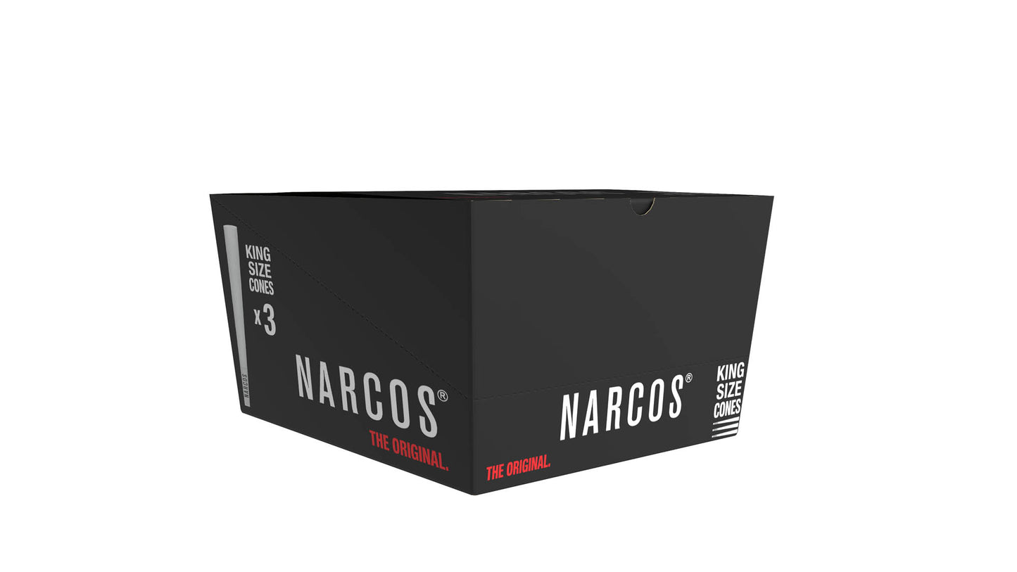 NARCOS CONES KING SIZE WHITE EDITION