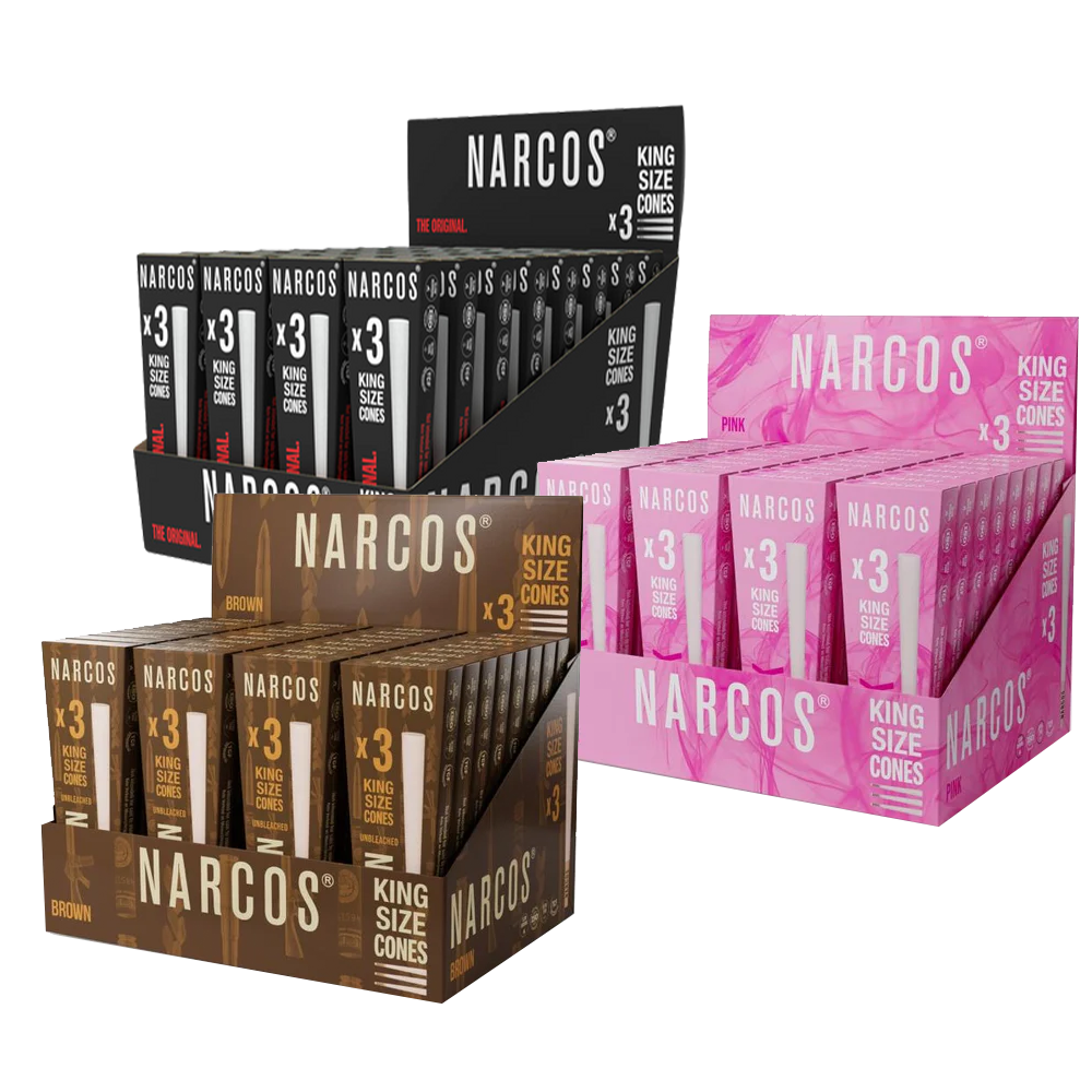 NARCOS CONES KING SIZE BROWN EDITION