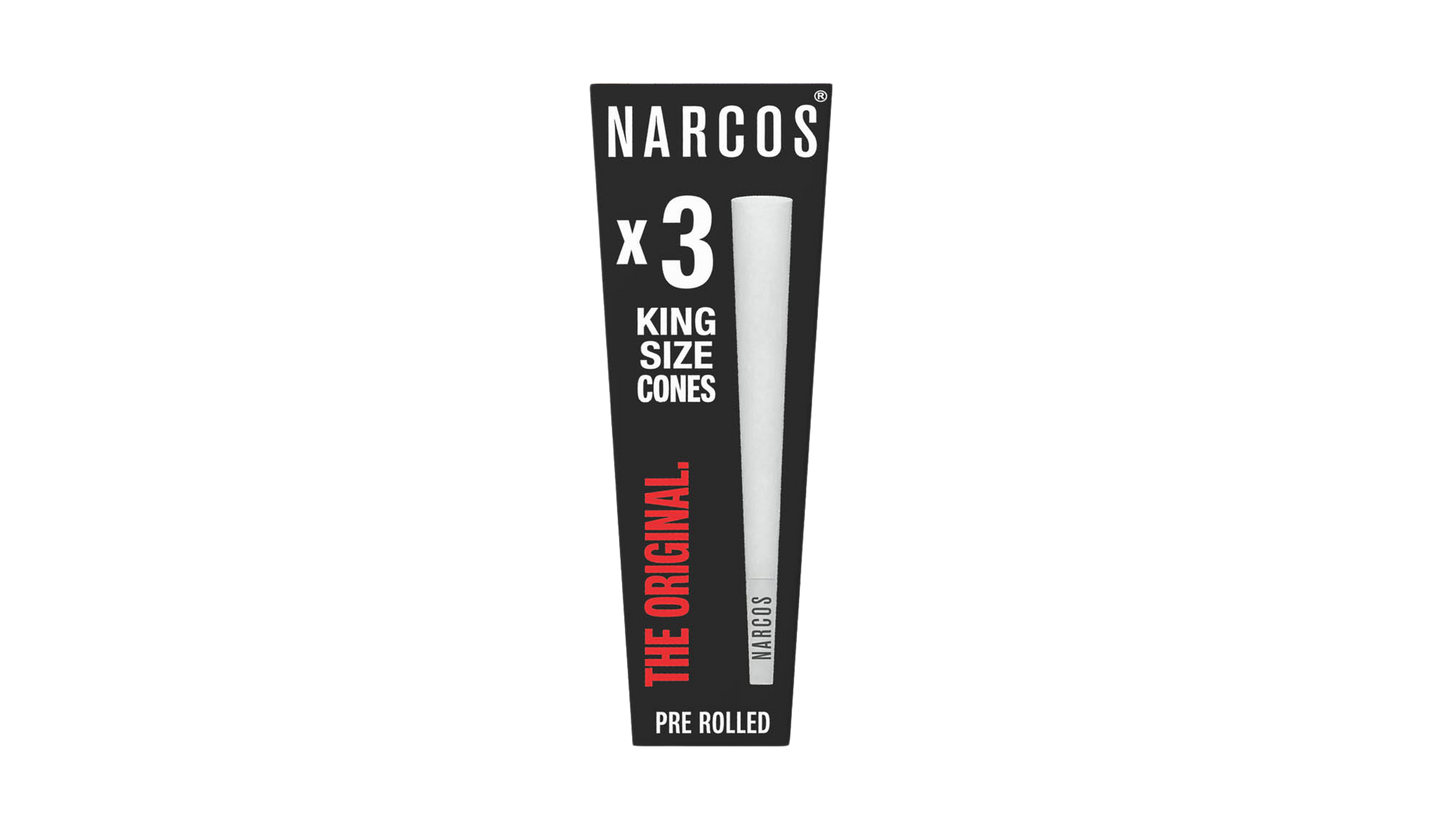 NARCOS CONES KING SIZE WHITE EDITION