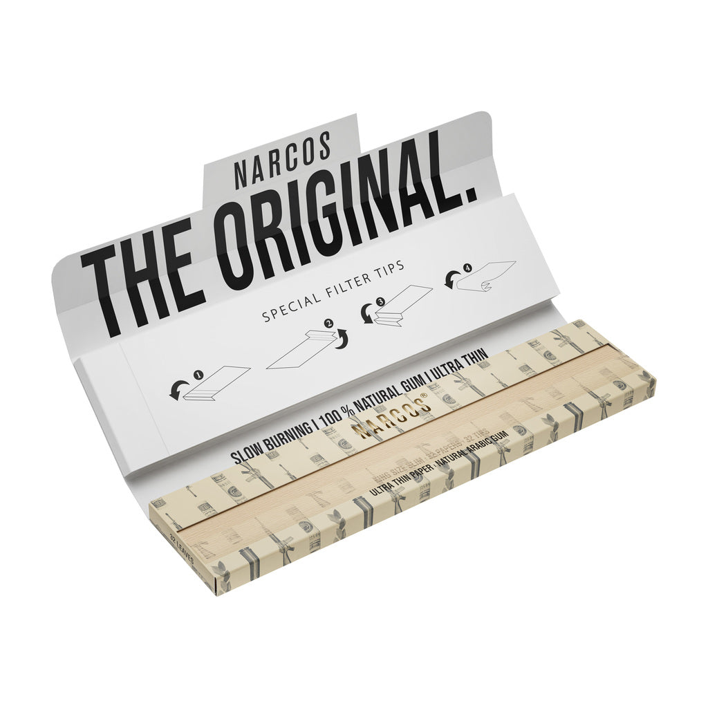 NARCOS ROLLING PAPER LIMITED EDITION / BROWN+WHITE EDITION / DISPLAY 24