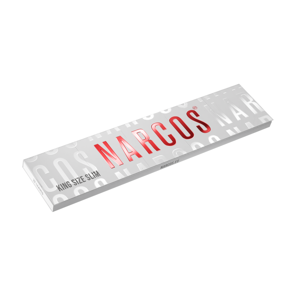 NARCOS ROLLING PAPER WHITE EDITION / KING SIZE SLIM / DISPLAY 50