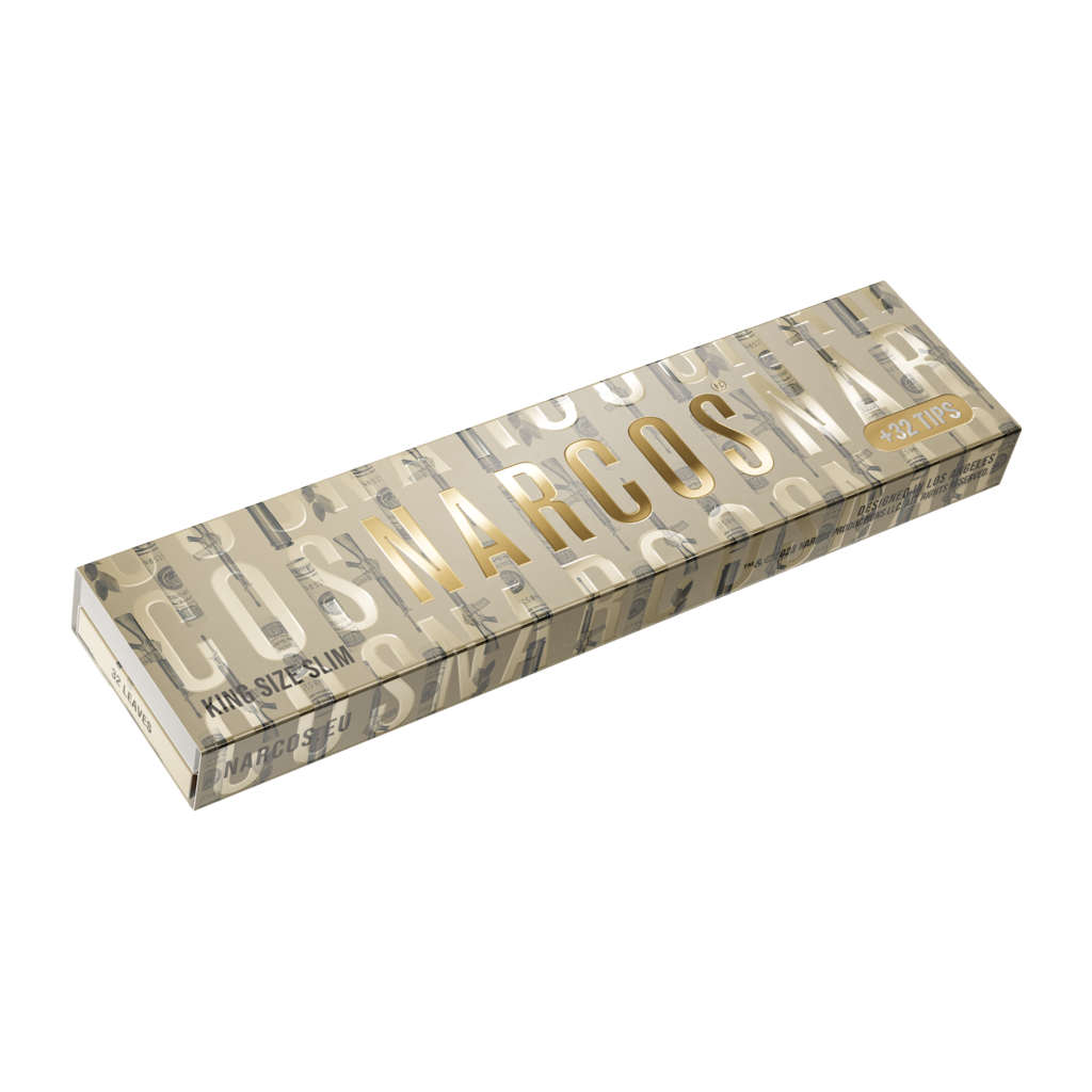 PAPIER A ROULER NARCOS EDITION LIMITEE / MARRON+BLANC EDITION / DISPLAY 24