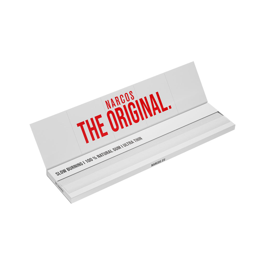 NARCOS ROLLING PAPER WHITE EDITION / KING SIZE SLIM / DISPLAY 50
