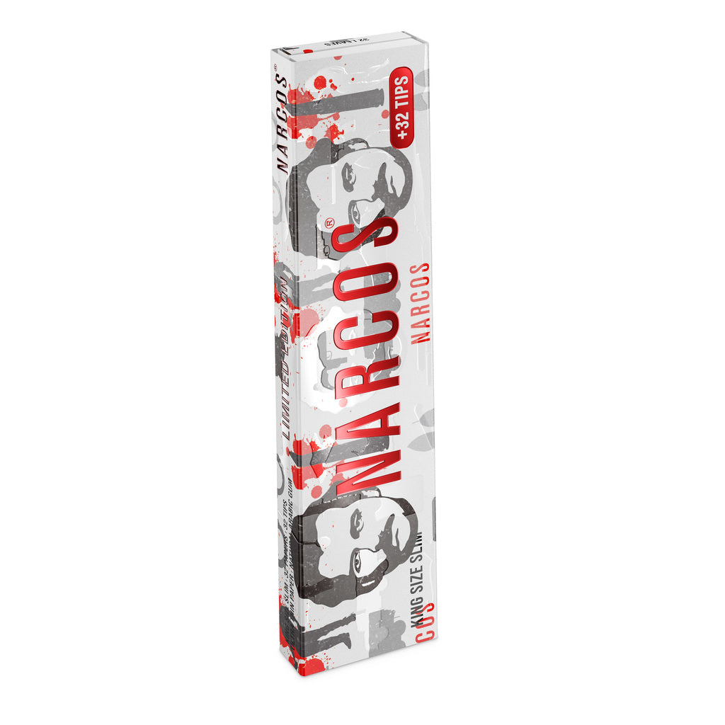 PAPIER A ROULER NARCOS EDITION LIMITEE / MARRON+BLANC EDITION / DISPLAY 24