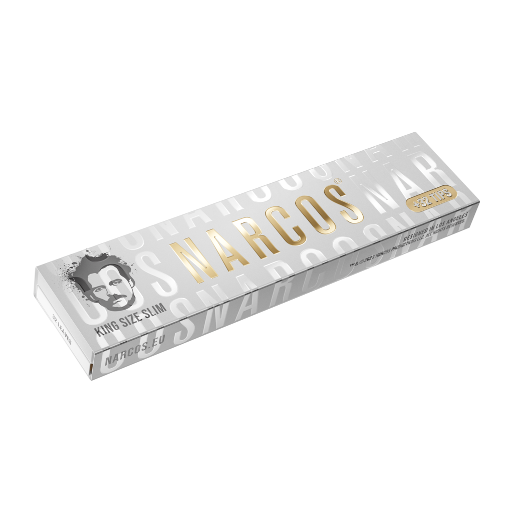 PAPIER A ROULER NARCOS EDITION LIMITEE / MARRON+BLANC EDITION / DISPLAY 24