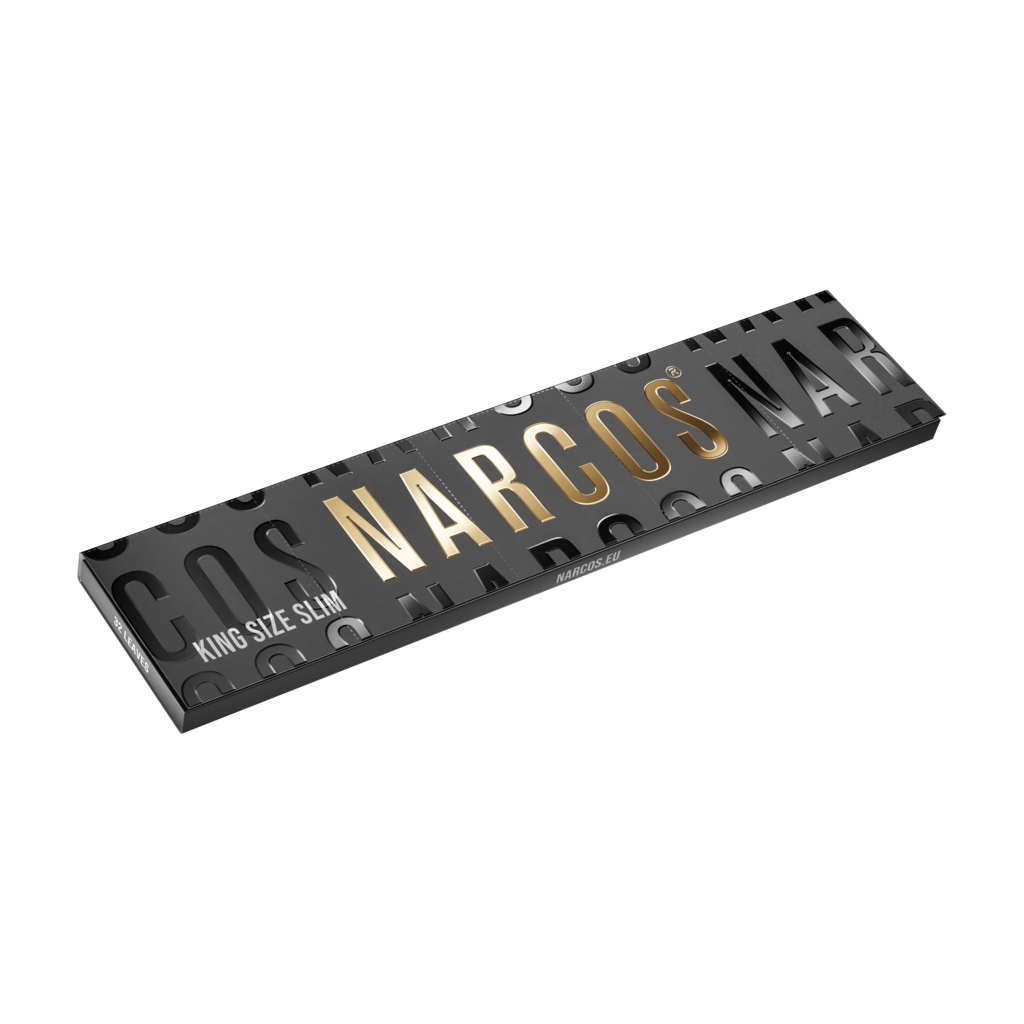 กระดาษม้วน NARCOS BROWN EDITION / KING SIZE SLIM / DISPLAY 50