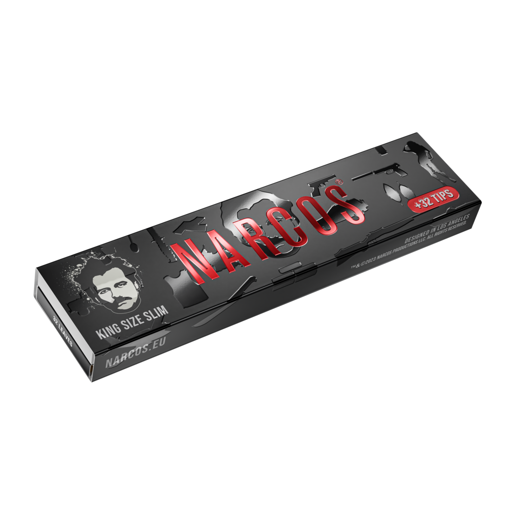 PAPIER A ROULER NARCOS EDITION LIMITEE / MARRON+BLANC EDITION / DISPLAY 24