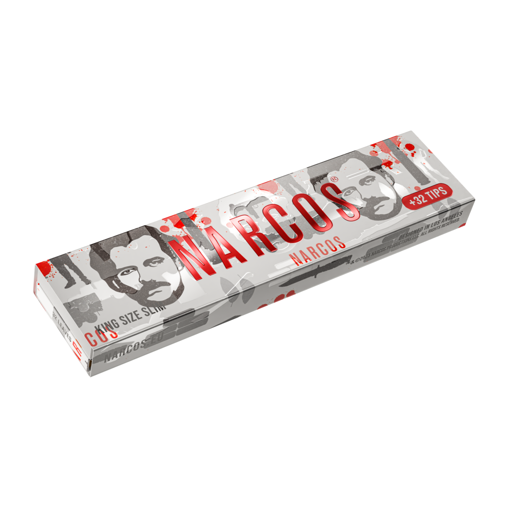 PAPIER A ROULER NARCOS EDITION LIMITEE / MARRON+BLANC EDITION / DISPLAY 24